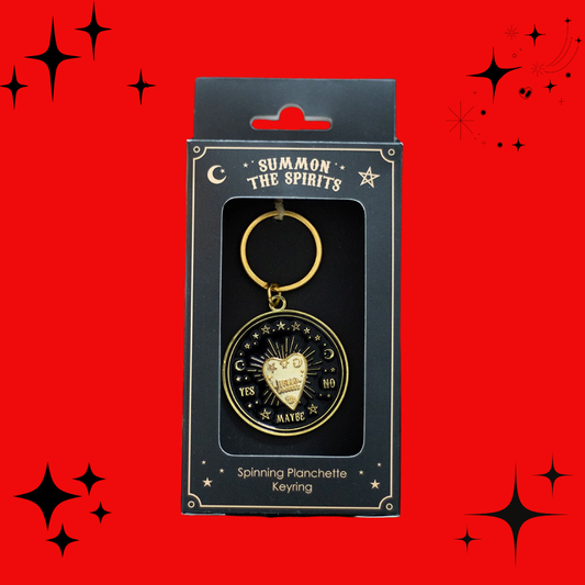 Spinning Talking Board Planchette Keyring