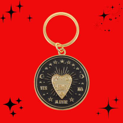 Spinning Talking Board Planchette Keyring