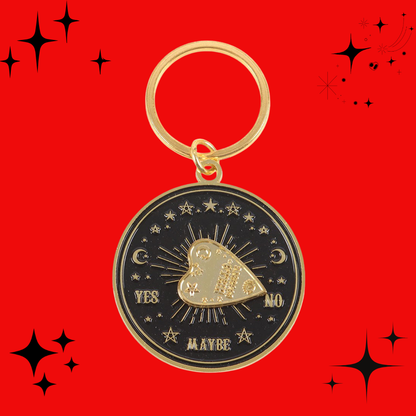 Spinning Talking Board Planchette Keyring