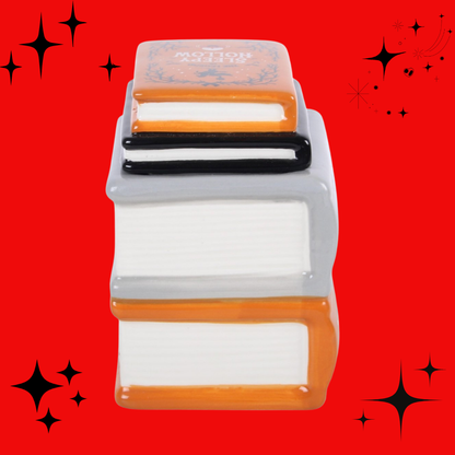 Haunted Library Book Stack Oil Burner and Wax Warmer