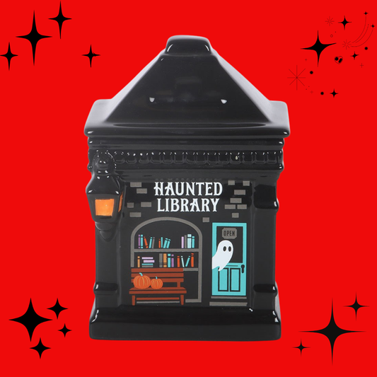 Haunted Library Oil Burner