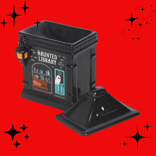 Haunted Library Oil Burner