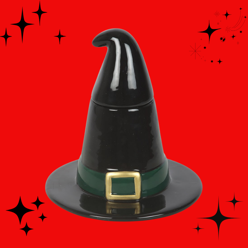 Black Witch Hat Oil Burner