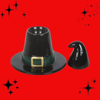 Black Witch Hat Oil Burner