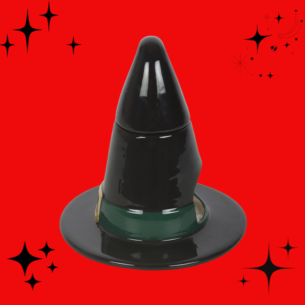 Black Witch Hat Oil Burner