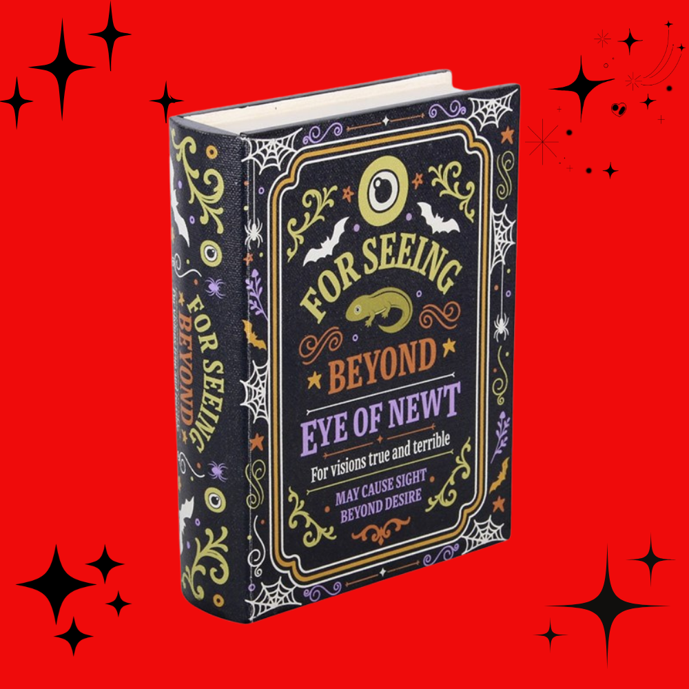 Eye of Newt Spell Book Shaped Storage Box