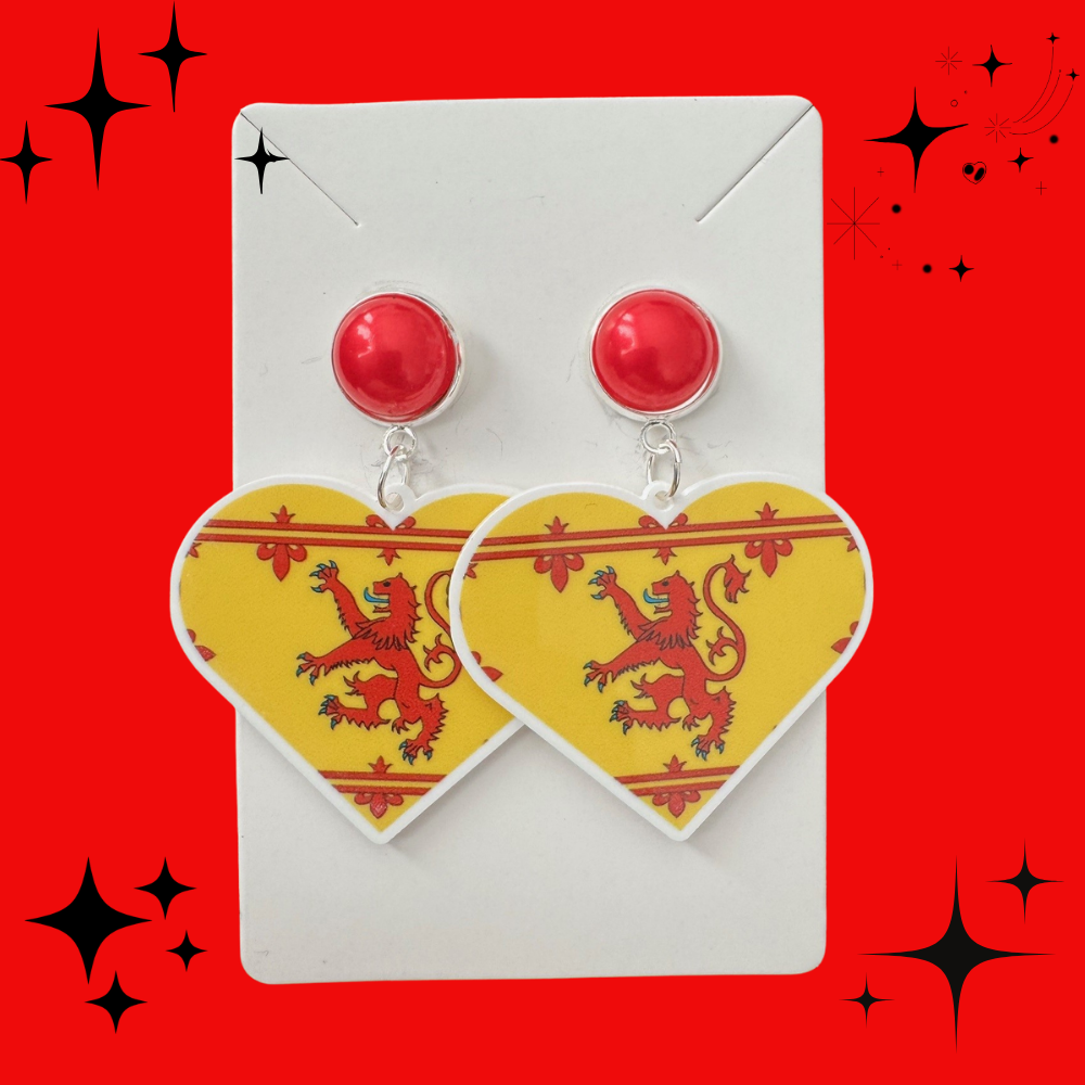 Lion Rampant Earrings