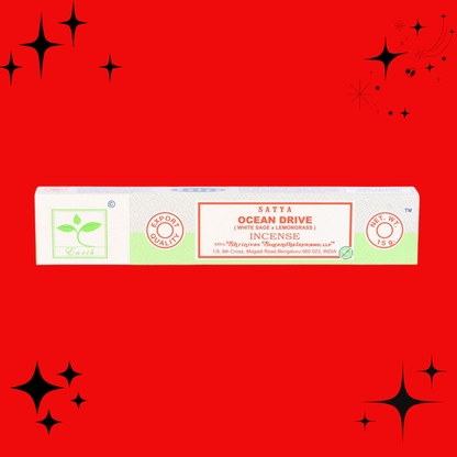 Satya Incense - Oceans Drive (White Sage & Lemongrass)