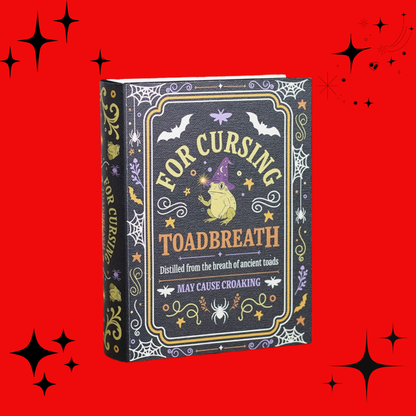 Toadbreath Spell Book Shaped Storage Box