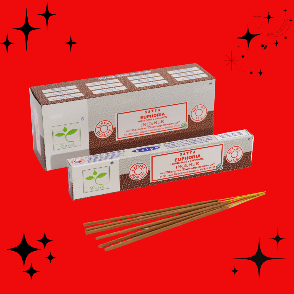 Satya Incense - Euphoria (White Sage & Cinnamon)
