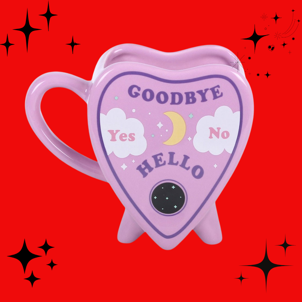 Pastel Planchette Shaped Ceramic Mug