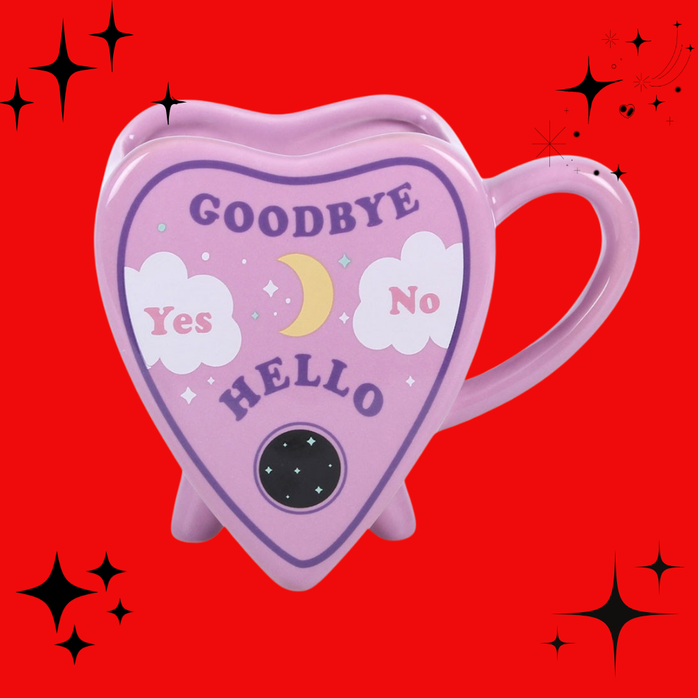 Pastel Planchette Shaped Ceramic Mug