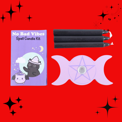 No Bad Vibes Spell Candle Kit