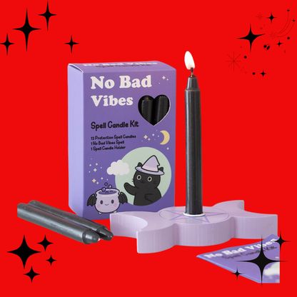No Bad Vibes Spell Candle Kit