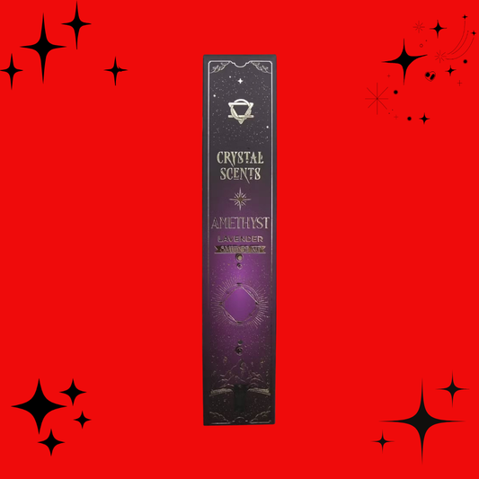 Amethyst Crystal Scents Smudge Incense - Lavender