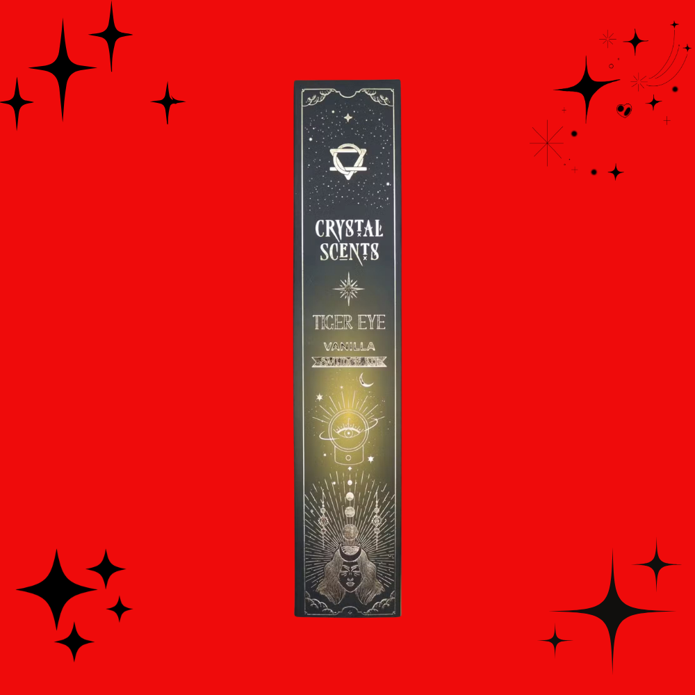 Tiger Eye Crystal Scents Smudge Incense - Vanilla