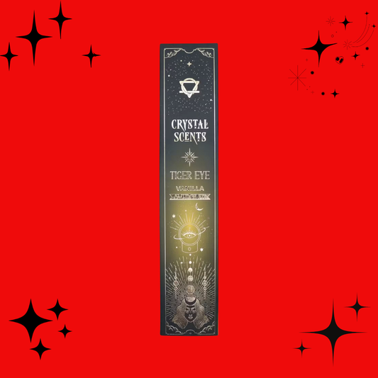 Tiger Eye Crystal Scents Smudge Incense - Vanilla