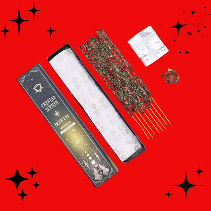 Tiger Eye Crystal Scents Smudge Incense - Vanilla