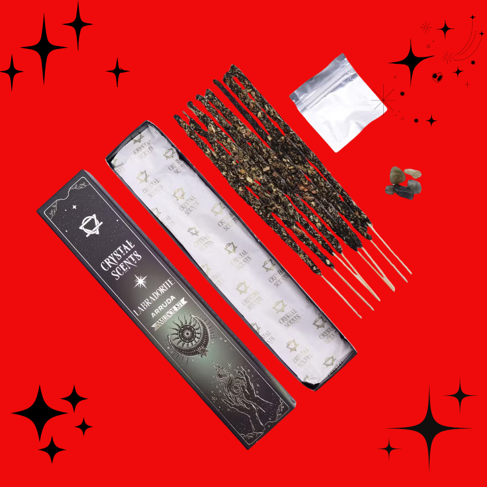 Labradorite Crystal Scents Smudge Incense - Arruda