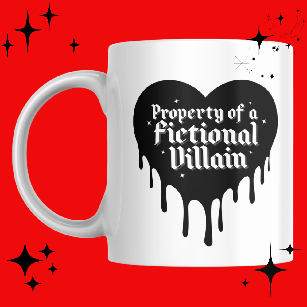 Property of a fictional villain mug