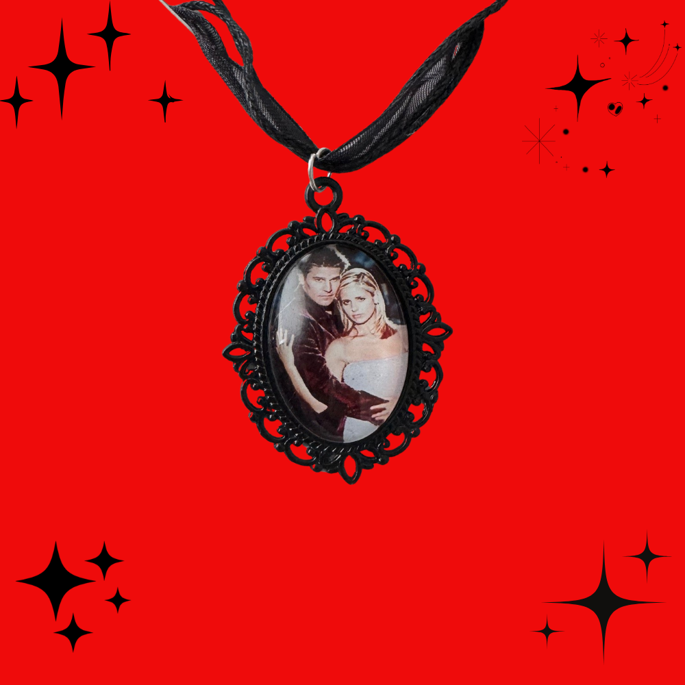 Buffy and Angel Necklace