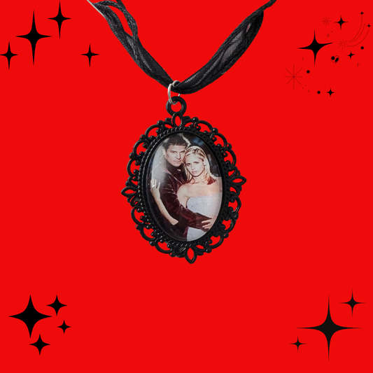 Buffy and Angel Necklace