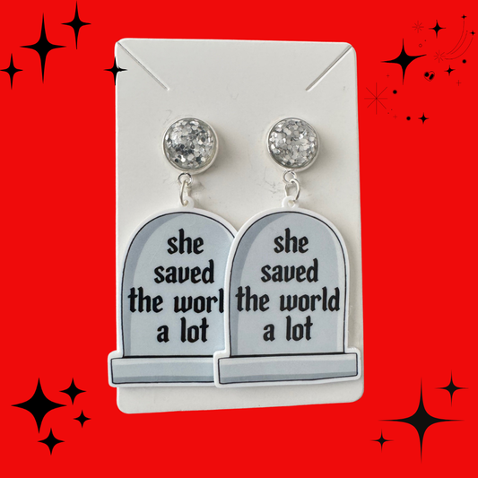 Buffy Tombstone Earrings