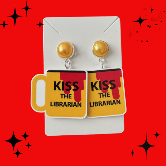 Kiss the Librarian Earrings