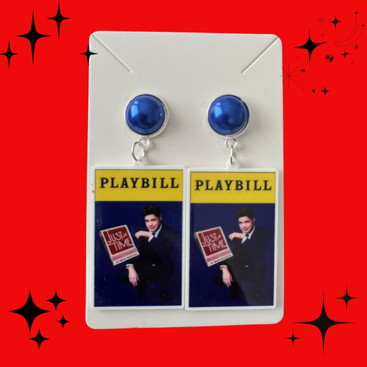 Just in Time Playbill Earrings