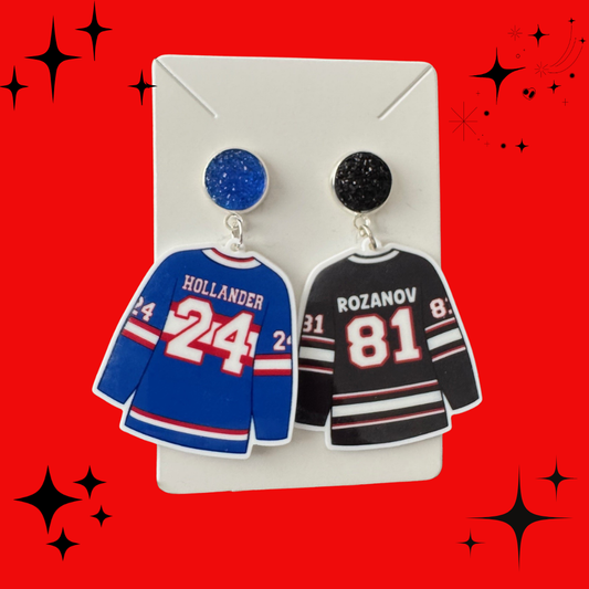 Hollander and Rozanov Jersey Earrings