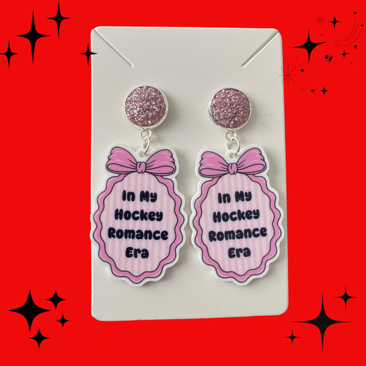 In My Hockey Romance Era Earrings