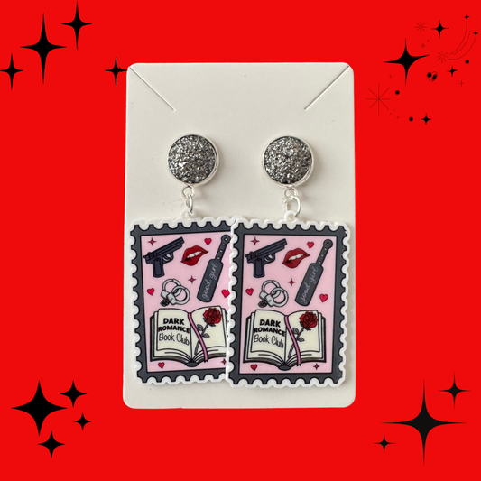 Dark Romance Stamp earrings