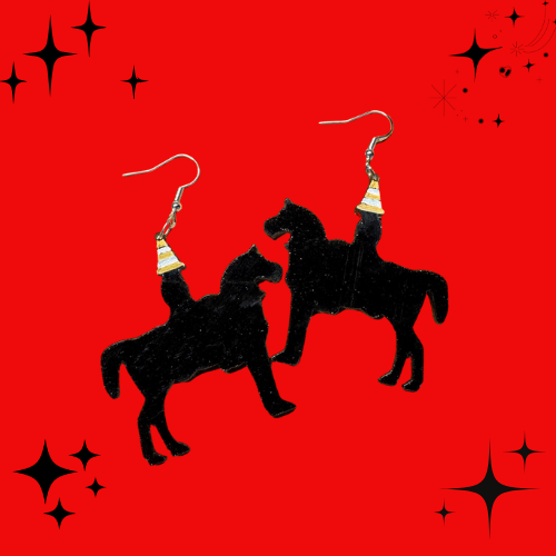 Duke of Wellington Acrylic Charm Earrings