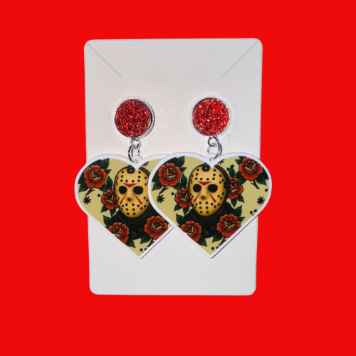 Hockey Mask Earrings