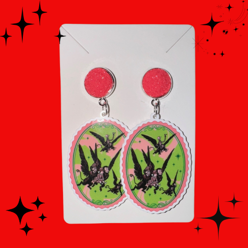 Flying Monkeys Earrings