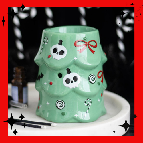 Creepy Christmas Tree Oil Burner and Wax Warmer