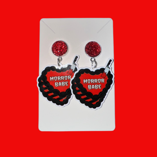 Horror Babe Cake Earrings