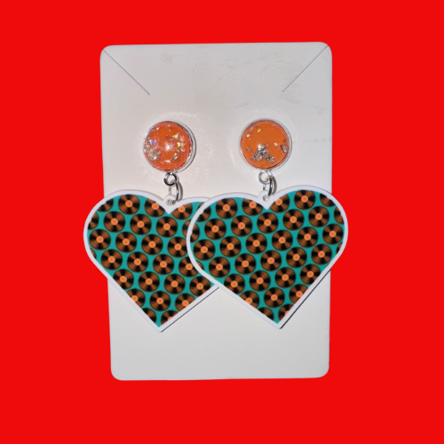 Showgirl Vinyl Earrings
