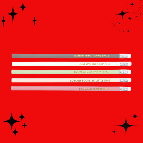 Pack of 5 Literature Inspired Pencils