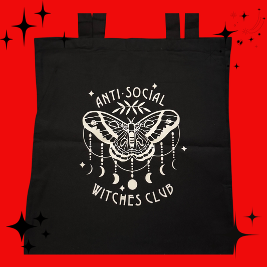 Anti Social Witches Club Tote Bag
