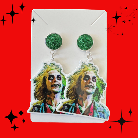 Beetlejuice Earrings