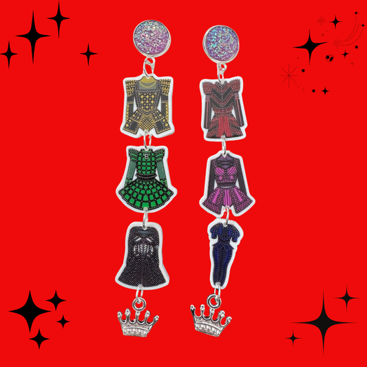 Six the wives drop earrings