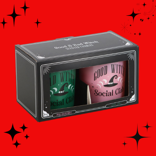 Set of 2 Good Witch Bad Witch Scented Candles