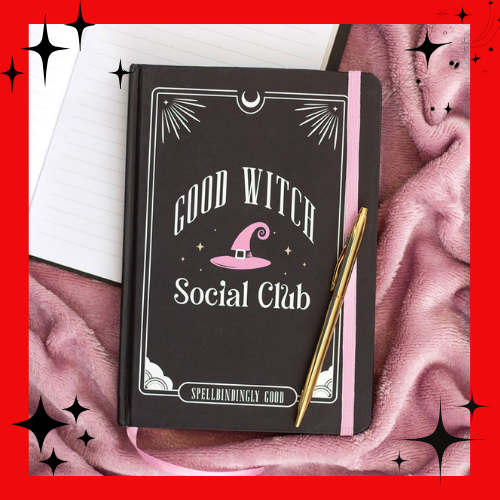 Good Witch Social Club A5 Lined Notebook