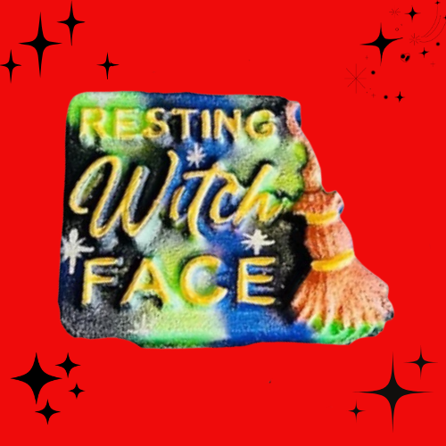 Resting Witch Face Bath Bomb