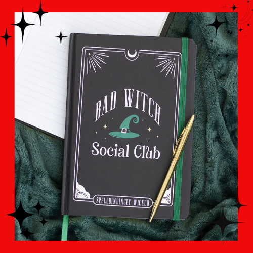 Bad Witch Social Club A5 Lined Notebook
