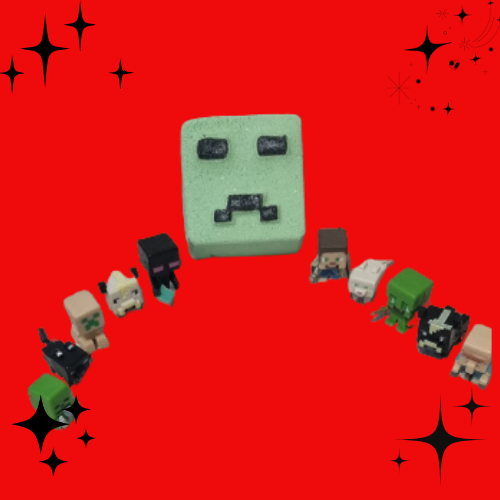 Mine Crft Toy Bath Bomb