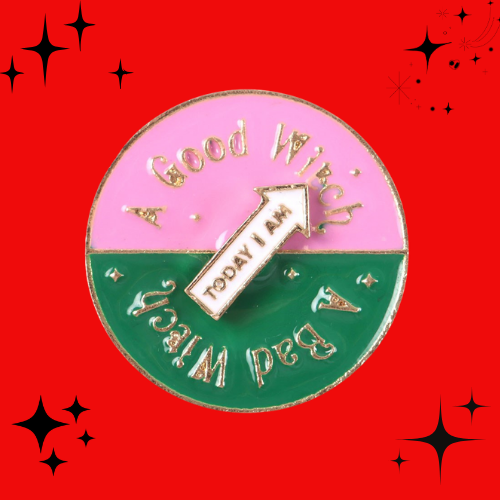 Which Witch Are You? Spinning Pin Badge