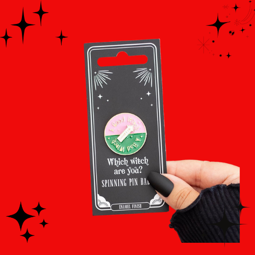 Which Witch Are You? Spinning Pin Badge