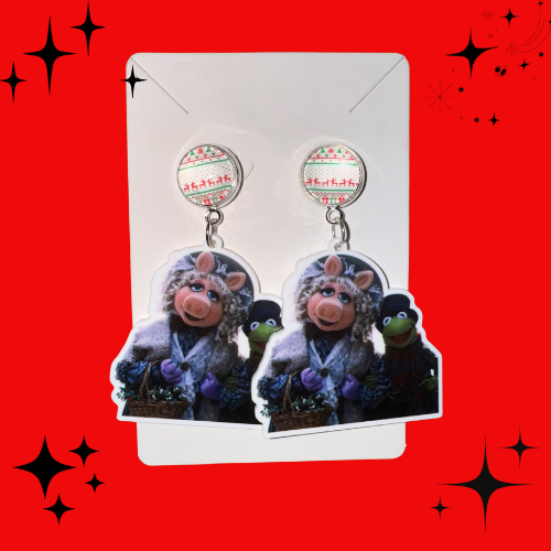 Muppets Christmas Carol Earrings